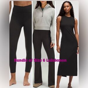 lululemon Women's Bundle size 6